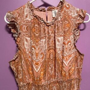 Good Hart Paisley Print Dress XL